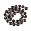 Natural Ice Obsidian Beads Strands G-B094-A08-01-4