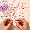 100Pcs Gradient Color Handmade Lampwork Beads DIY-SZ0010-51F-5