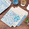 8 Sheets 8 Style Paper Ceramic Decals DIY-BC0005-71-5