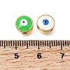 Brass Enamel Beads KK-CBA0E55-03G-3