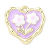 Alloy Enamel Pendants PALLOY-P294-04G-04-1