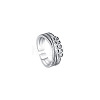 925 Sterling Silver Cuff Open Rings FS-WG6725D-01-4