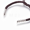 Nylon Cord Braided Bead Bracelets Making BJEW-F360-FP05-2