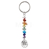 Tree of Life Tibetan Style Alloy Pendant Keychains KEYC-JKC00689-3