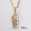 Vintage Diamond-Encrusted Pendant Necklace with Unique and Stylish Design IQ5597-2-1