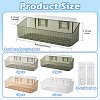 Rectangle Acrylic Wall Mounted Holders for Bathroom AJEW-FZC0003-02A-3