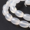 Natural White Agate Beads Strands X-G-C247-01A-5