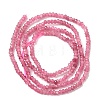 Natural Pink Tourmaline Beads Strands G-RM250101-T2-3