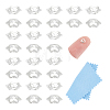 30Pcs 925 Sterling Silver Bead Caps STER-UN0001-29-1