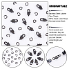 Unicraftale 12Pcs Ion Plating(IP) 304 Stainless Steel Lobster Claw Clasps STAS-UN0040-75-6
