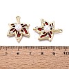 Alloy with ABS Imitation Pearl & Crystal Rhinestone & Acrylic Pendants PALLOY-Q466-04G-05-3