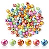 AB Color Wave Printed Acrylic Beads MACR-YW0002-70-1