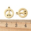 304 Stainless Steel Charms STAS-L022-137G-3