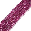 Natural Ruby/Red Corundum Beads Strands G-C009-B13-1