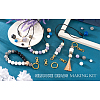DIY Beaded Keychain Bracelet Making Kit DIY-TA0004-23-68