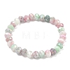 AB Color Faceted Rondelle Glass Beaded Stretch Bracelets for Women BJEW-PH01820-03-2