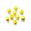 Spray Painted Wooden Beads WOOD-P021-01A-27-1