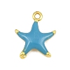 Brass Enamel Pendants KK-CBA3642-03G-2