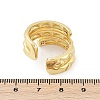 Brass Micro Pave Cubic Zirconia Open Cuff Rings for Women RJEW-R011-10G-01-5