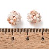 Natural Red Netstone Woven Beads GG-CBA2E9C-F10-02-3