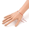 Adjustable Nylon Cord Braided Bead Bracelets X-BJEW-JB05543-02-5