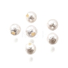 Electroplate Shell Pearl Beads BSHE-K016-4mm-1
