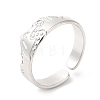 201 Stainless Steel Open Cuff Ring RJEW-E063-41P-1