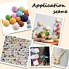 25Pcs Natural Wooden Round Ball WOOD-PA0001-84B-5