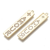 Brass Micro Pave Cubic Zirconia Pendants KK-R136-048-NF-2