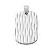 304 Stainless Steel Pendants STAS-U043-11P-1