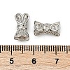 Brass Micro Pave Clear Cubic Zirconia Screw Clasps KK-H202-09B-P-3