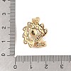 Brass Micro Pave Colorful Cubic Zirconia Pendants KK-E111-34B-G-3