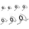 7Pcs 5 Style Stainless Steel Fishing Rod Guide Ring FIND-FH0006-70-1