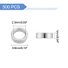 500Pcs 304 Stainless Steel Linking Rings STAS-DC0011-30-2