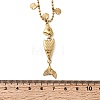 304 Stainless Steel Fish Pendant Necklaces for Women NJEW-F362-01G-4