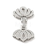 Brass Micro Pave Clear Cubic Zirconia Fold Over Clasps KK-G414-10P-1