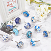6Pcs 3 Styles Printing Porcelain Drawer Knobs FIND-GA0001-29D-5