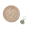 Natural Colorful Tourmaline Dice Charms PALLOY-JF04871-2
