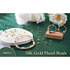  Jewelry 200Pcs 10 Style Brass Beads KK-PJ0001-24-20