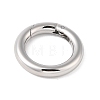 Tarnish Resistant 304 Stainless Steel Spring Gate Rings STAS-E055-23-2