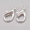 Zinc Alloy Lobster Claw Clasps PALLOY-D008-S-2