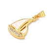 Brass Enamel Pendants KK-H534-05G-01-2