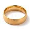 Ion Plating(IP) 304 Stainless Steel Finger Rings for Women RJEW-B066-13G-05-2