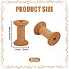 20Pcs Schima Wood Sewing Embroidery Thread Spool ODIS-GL0001-13-2