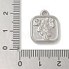 Anti-Tarnish 304 Stainless Steel Pendants STAS-Q334-24P-3