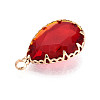 Transparent Glass Pendants KK-N283-02F-G-2