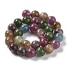 Dyed Natural Malaysia Jade Beads Strands G-G021-01A-02-3