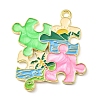 Zinc Alloy Enamel Pendants ENAM-D055-01LG-03-1