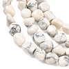 Natural Howlite Beads Strands GG-CBA9392-10-4