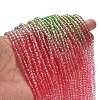 Transparent Painted Glass Beads Strands DGLA-A034-T3mm-A18-2